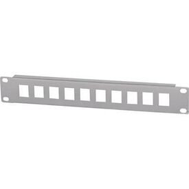 Intellinet Patch Panel, Blank, 10, 1U, 10Port, Grey 714969