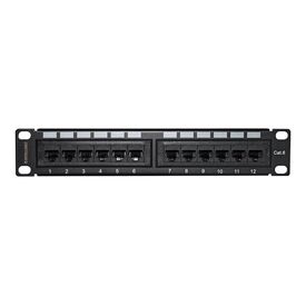 Intellinet Patch Panel, Cat6, 10, UTP, 1U, 12Port 720748