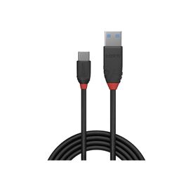 Lindy Black Line USB cable USBC (M) to USB Type A (M) 36915