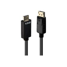 Lindy Video audio cable DisplayPort (M) to HDMI (M) 1 m 36921