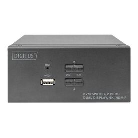DIGITUS DS12860 KVM audio USB switch 2 x KVM audio DS12860