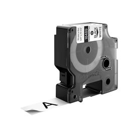 DYMO IND Nylon adhesive black on white Roll (1.9 cm x 4 18489