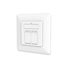 Digitus Faceplate flush mountable CAT 6a shielded DN901081