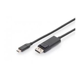 DIGITUS DisplayPort cable 24 pin USBC (M) to AK300333020S