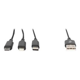 DIGITUS Lightning cable USB male to MicroUSB AK300160010S