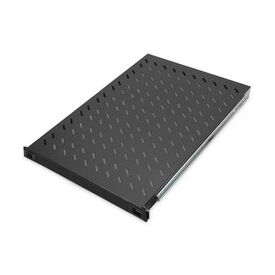 Digitus Rack shelf black, RAL 9005 1U DN19 TRAY21000SW