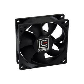 LC Power - Case fan - 80 mm - black | LC-CF-80