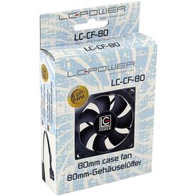 LC Power - Case fan - 80 mm - black | LC-CF-80