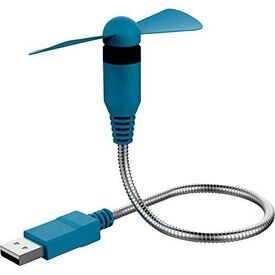 RealPower USB mini Ventilator blue  USBA flexibel 5 335265