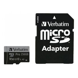 Verbatim PRO U3 - Flash memory card (microSDXC to SD adap | 47045