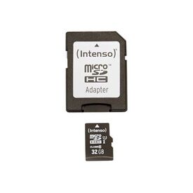 Intenso Premium - Flash memory card (microSDHC to SD ad | 3423480
