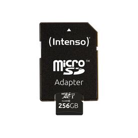 Intenso Premium - Flash memory card (microSDXC to SD ad | 3423492