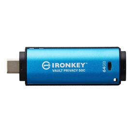 Kingston IronKey Vault Privacy 50C - USB flash dri | IKVP50C/64GB
