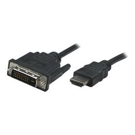 Manhattan HDMI to DVI-D 24+1 Cable, 1m, Male to Male, Bl | 322782