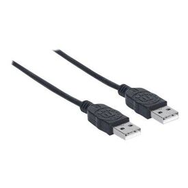 Manhattan USB-A to USB-A Cable, 1m, Male to Male, 480 Mb | 353892