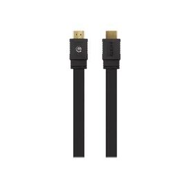 Manhattan HDMI Cable with Ethernet (Flat), 4K@60Hz (Prem | 355643