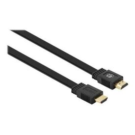 Manhattan HDMI Cable with Ethernet (Flat), 4K@60Hz (Prem | 355643