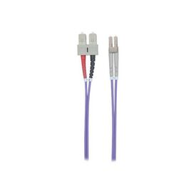 Intellinet Fibre Optic Patch Cable, OM4, LC/SC, 1m, Viol | 751049