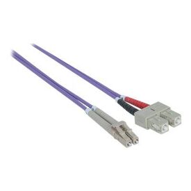 Intellinet Fibre Optic Patch Cable, OM4, LC/SC, 1m, Viol | 751049