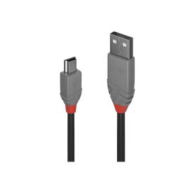 Lindy Anthra Line - USB cable - USB (M) to mini-USB Type  | 36725