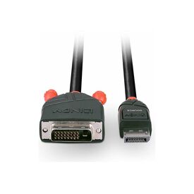 Lindy - DVI cable - DisplayPort (M) to DVI-D (M) - 3 m -  | 41492