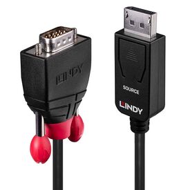 Lindy - Display cable - DisplayPort (M) to HD-15 (VGA) (M | 41942