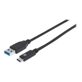 Manhattan USB-C to USB-A Cable, 1m, Male to Male, 10 Gbp | 353373