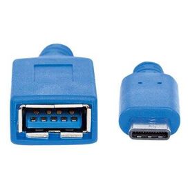 Manhattan USB-C to USB-A Cable, 15cm, Male to Female, 5  | 353540