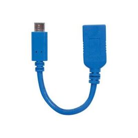 Manhattan USB-C to USB-A Cable, 15cm, Male to Female, 5  | 353540