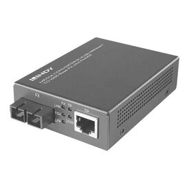 LINDY - Fibre media converter - 100Mb LAN, GigE (optical) | 25119