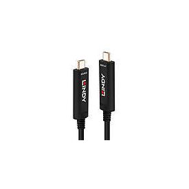 Lindy Fibre Optic Hybrid USB Type C Video Cable - USB cab | 38503