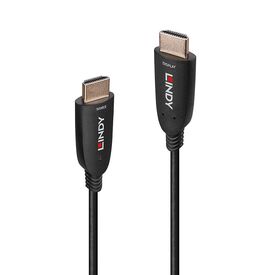 Lindy - HDMI cable - HDMI male to HDMI male - 10 m - fibr | 38510