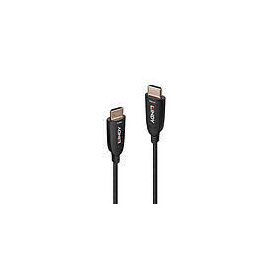 Lindy - HDMI cable - HDMI male to HDMI male - 15 m - fibr | 38511