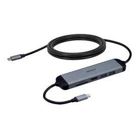 LINDY USB 3.2 Type C Laptop Micro Dock with 1.4m USB PD C | 43326