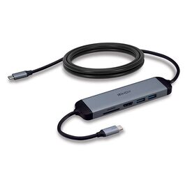 LINDY USB 3.2 Type C Laptop Micro Dock with 1.4m USB PD C | 43326