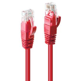 Lindy - Patch cable - RJ-45 (M) to RJ-45 (M) - 2 m - UTP  | 48033