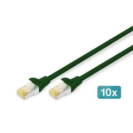 DIGITUS - Patch cable - RJ-45 (M) to RJ-45 ( | DK-1644-A-010-G-10