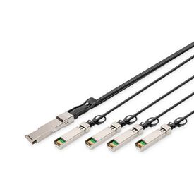 DIGITUS - 40GBase direct attach cable - QSFP+ (M) to S | DN-81321