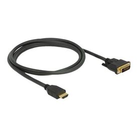 Delock - Adapter cable - HDMI male to DVI-D male - 1.5 m  | 85653