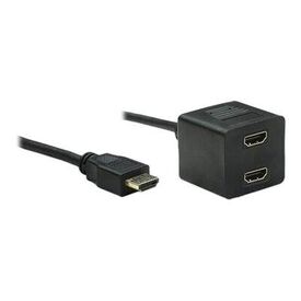 Techly Video Splitter Cable HDMI M to 2 x HDMI  | ICOC-HDMI-F-002