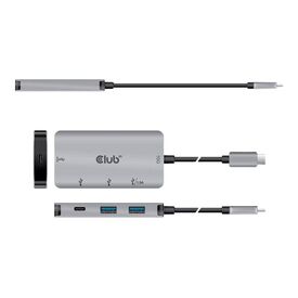 Club 3D CSV-1543 - Hub - 2 x USB 3.1 Gen 2 + 2 x USB-C 3.1 Gen 2