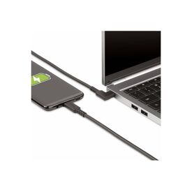 StarTech.com 6ft (2m) Rugged Right Angle USB-C Ca | RUSB315CC2MBR