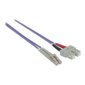 Intellinet Fibre Optic Patch Cable, OM4, LC/SC, 3m, Viol | 750936
