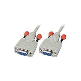 Lindy - Null modem cable - DB-9 (F) to DB-9 (F) - 3 m | 31577