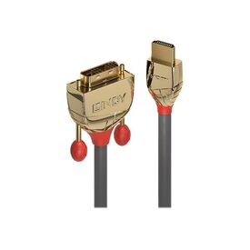 Lindy Gold Line - Video cable - HDMI (M) to DVI-D (M) - 2 | 36195