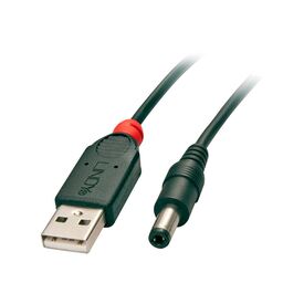 Lindy - USB power cable - DC jack 5.5 x 2.5 mm (M) to USB | 70267