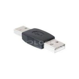 Delock - USB gender changer - USB (M) to USB (M) - black | 65011