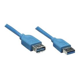 Techly - USB extension cable - USB Type A (M)  | ICOC-U3-AA-10-EX