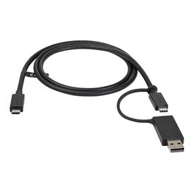 StarTech.com 3ft (1m) USB C Cable w/ USB-A Adapter Don | USBCCADP