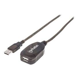 Manhattan USB-A to USB-A Extension Cable, 15m, Male to F | 152365